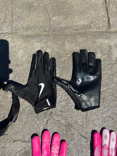 Black XL Adult Nike Vapor Jet Gloves (Used)