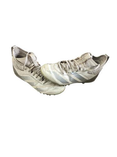 Used Adidas LAX Cleats Boys White Junior 04 11760-S000091269