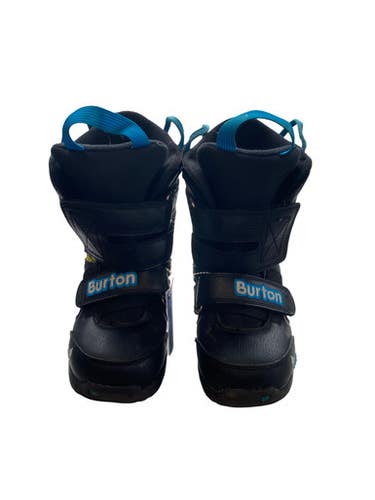 Used Burton Boys Snowboard Boots Black Youth 12.0 11883-S000161258