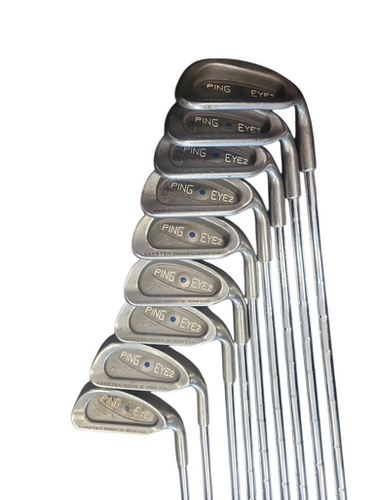 Used Ping EYE 2 BLUE DOT Mens Iron Set RH 3I-SW 11850-S000023858