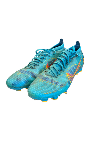 Used Nike Soccer Cleats Teal Senior 8.5 11682-S000131323