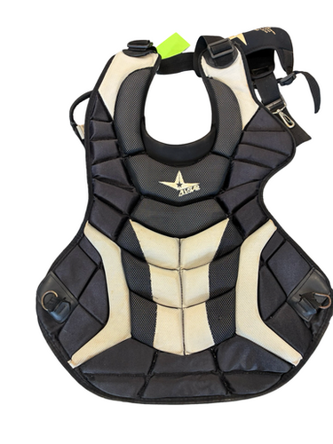 Used All Star CATCHER CHEST Catchers Chest Protector Black Adult 11682-S000128941