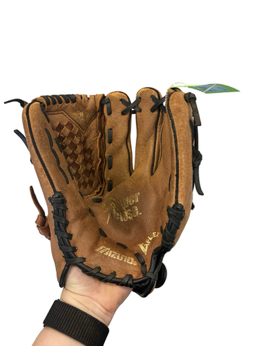 Used Mizuno POWER CLOSE BB/SB Glove RH Throw Brown 11 1/2" 11682-S000129741