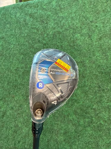 Callaway Paradym Ai Smoke 4 Hybrid LH (Regular) Cypher Sixty 5.5 Shaft (New)