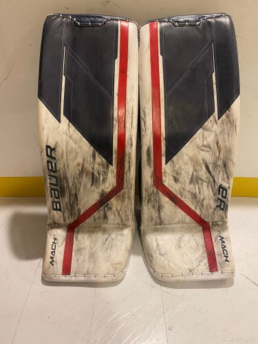 Small 2022 Bauer Mach Goalie Leg Pads (Used)