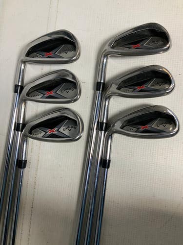 Used Callaway X HOT 2013 Mens Iron Set LH 6I-GW/AW 11823-S000038922
