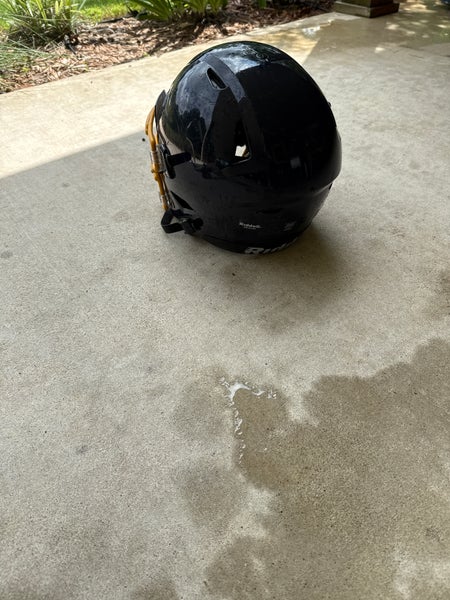 concrete football helmet ABUS Moventor 2.0 MIPS - Velvet Black Made by Riddell. Authentic Custom Ripped Riddell Speed