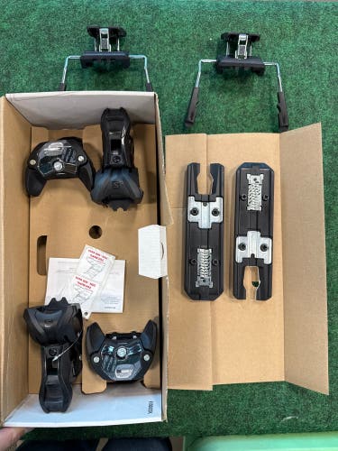 Black Salomon Warden MNC 13 Ski Bindings 115 mm Brake (New)