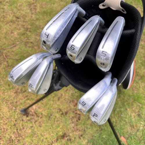 Men's 2025 TaylorMade TaylorMade 2025 P790 Right Handed Iron Set Stiff Flex Steel Shaft (New)