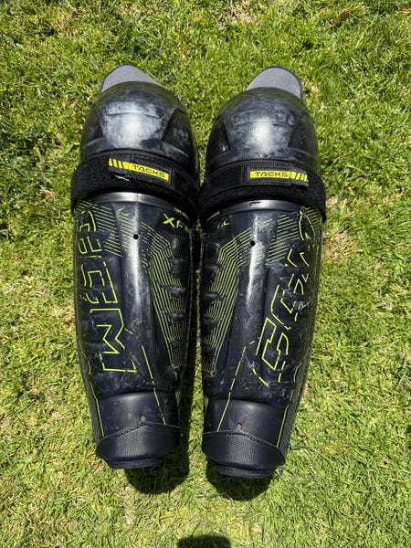 Senior CCM Tacks XF80 16" Shin Pads (Used)