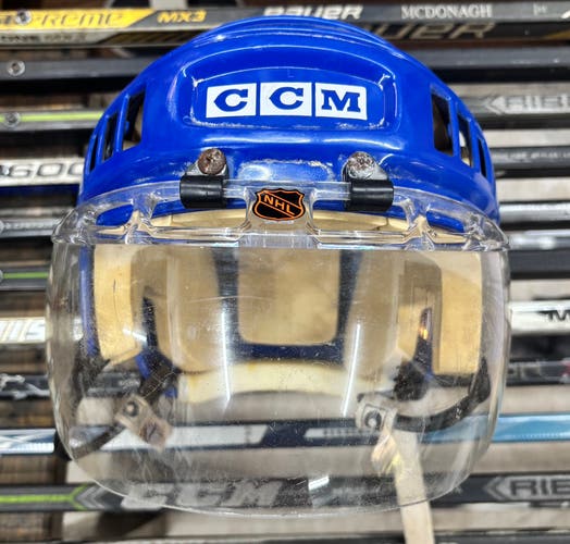 Vintage CCM Hockey Helmet with NHL visor