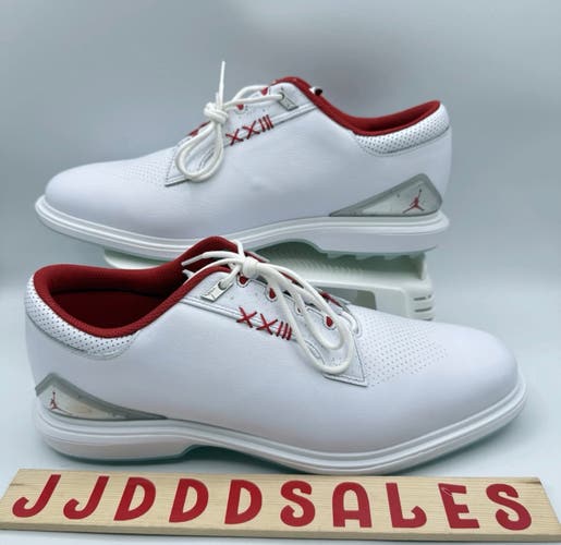 Nike Air Jordan ADG 5 Golf Shoes White Fire Red Silver FQ7874-101 Men’s Sz 11.5


New