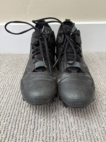 Black Women's Size M 6.0 (W 7.0) New Balance Mid Top Turf Cleats (Used)