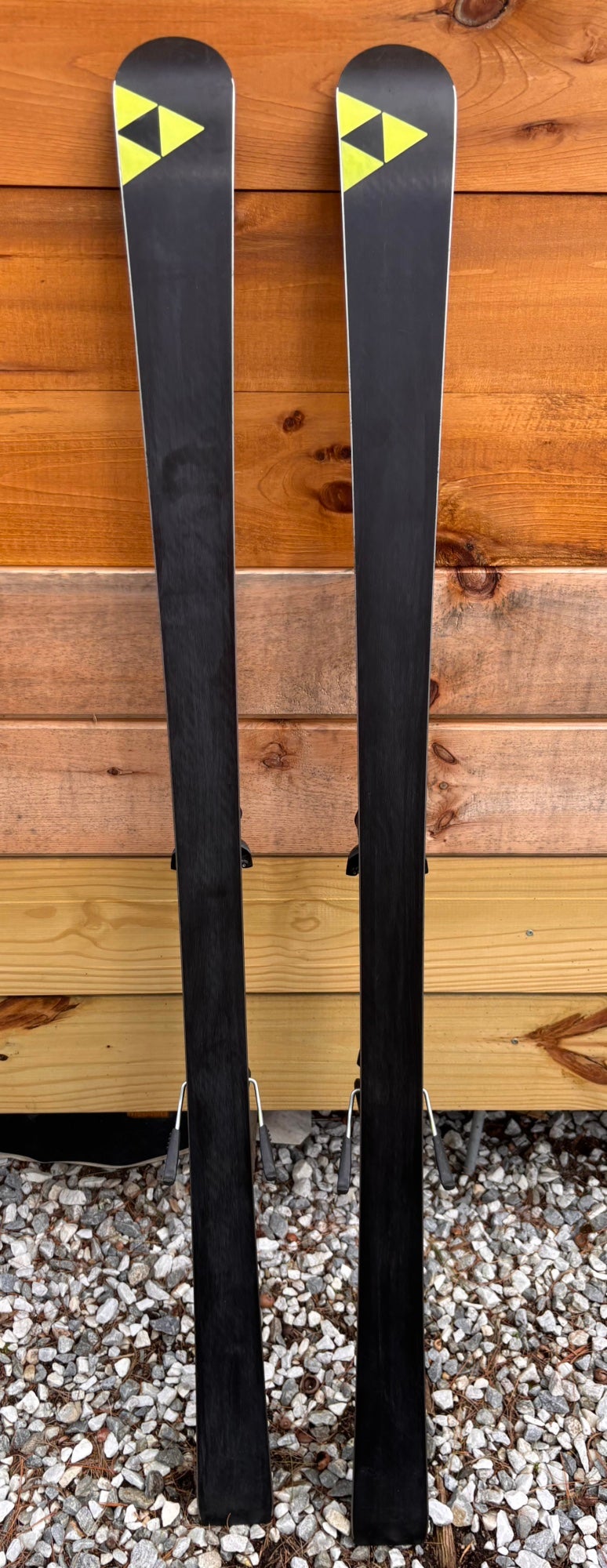 Fischer 155 cm GS Racing RC4 Skis With Bindings (Used