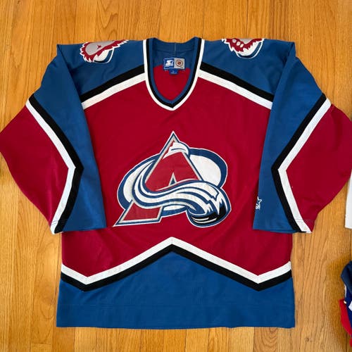 Starter Colorado Avalanche Jersey Adult Size Large
