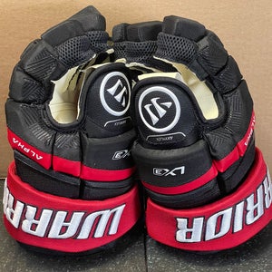 New Warrior Alpha Lx3 Hockey Gloves 13” Black and Red