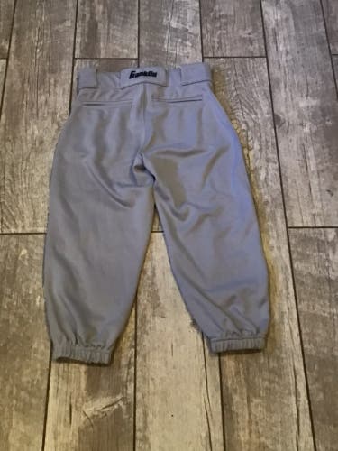 Gray Unisex Large Youth Franklin Game Pants (New)