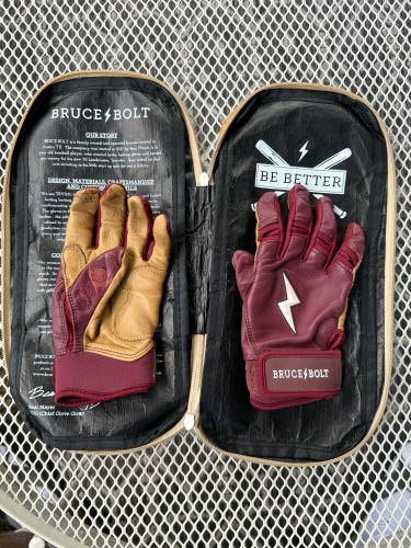 Youth Small Bruce bolts Batting Gloves (barely used)