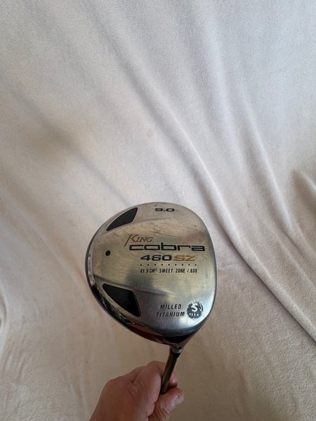Unisex Cobra 460 SZ Right Handed Driver Stiff Flex 9 Loft Graphite Shaft (Used)
