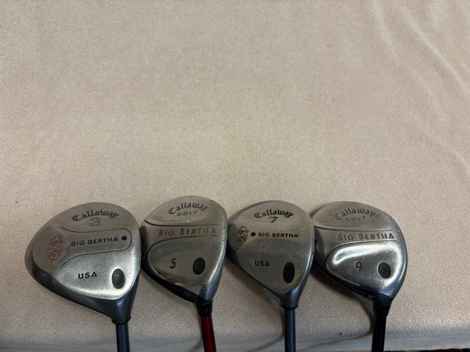 Women's Callaway Big Bertha Right Handed Clubs (Full Set) Ladies Flex 4 Pieces (Used)