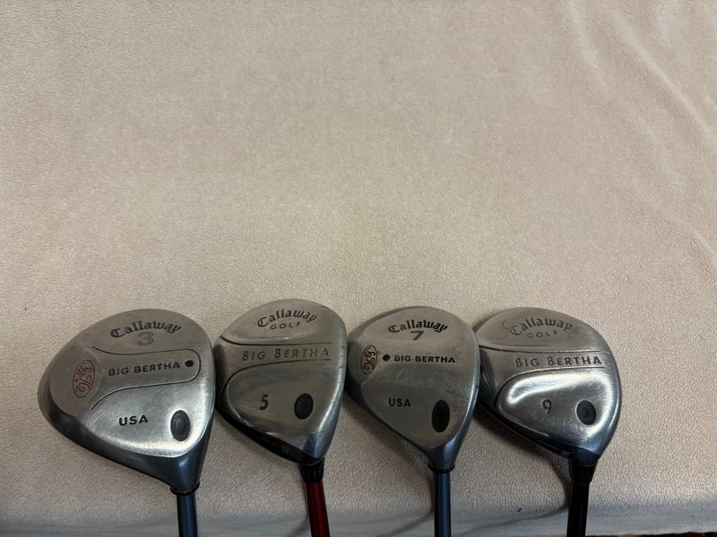 Women's Callaway Big Bertha Right Handed Clubs (Full Set) Ladies Flex 4 Pieces (Used)