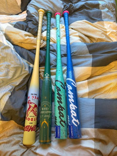 2025 Combat MFG Spec A1 Alloy BBCOR Certified Bat (-3) 31 oz 34" (New)