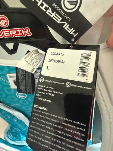 Large Adult Maverik MAX EKG Shoulder Pads (New)