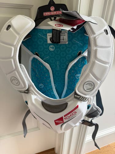 Large Adult Maverik MAX EKG Shoulder Pads (New)
