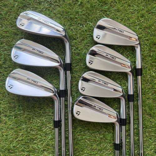 TaylorMade P790 Iron Set 4-PW RH KBS Tour Lite Stiff Steel Shafts – Used w/ Box