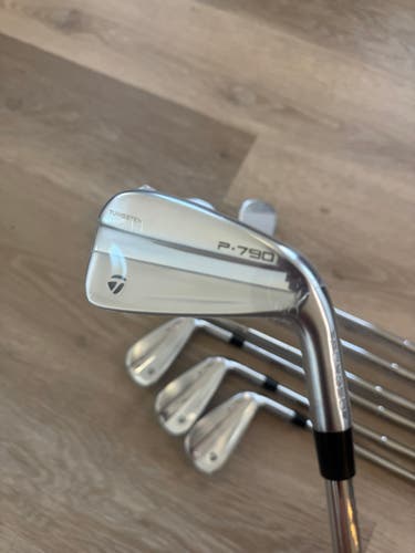 Men's 2025 TaylorMade P-790 Right Handed Iron Set Stiff Flex Steel Shaft (New)