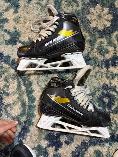 Bauer Supreme 3S Hockey Goalie Skates Regular Width 7 (Used)