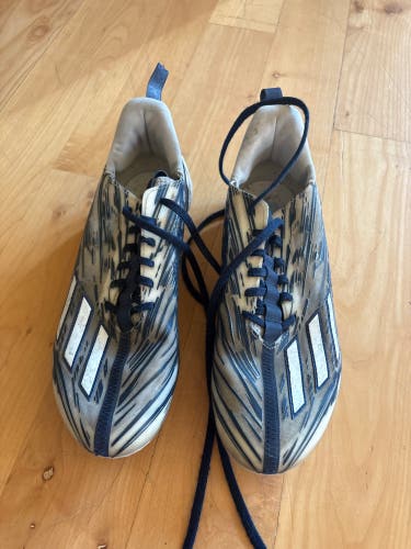 Blue Men's Size M 10.0 (W 11.0) Adult Adidas Cleats (Used)