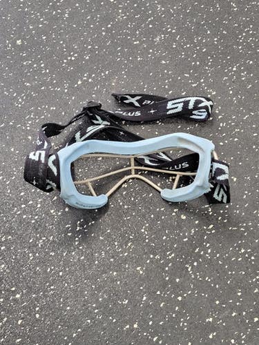 Used STX 4SIGHT PLUS Lacrosse Facial Protect Sky Blue Senior 11849-S000039413
