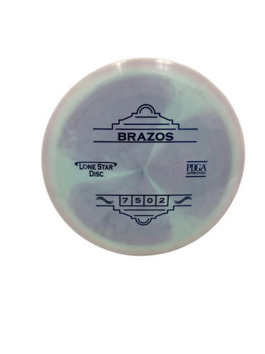 Used Lone Star Disc BRAZOS Disc Golf Driver White 173g 11692-S000150308
