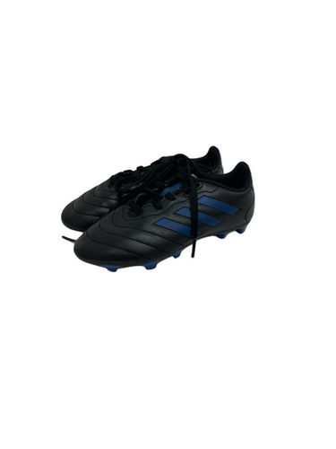 Used Adidas GOLETTO Soccer Cleats Black And Navy Blue Junior 01 11692-S000150329