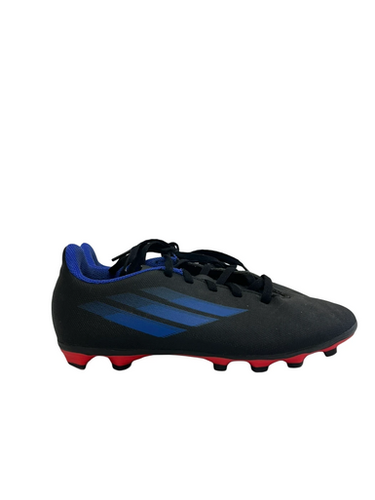 Used Adidas X Soccer Cleats Black And Royal Blue Junior 03.5 11692-S000150376