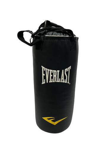 Used Everlast 40LB BAG Boxing Heavy Bag Black 40 lb 11692-S000150386
