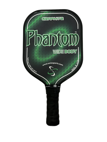 Used Onix PHANTOM WIDEBODY Pickleball Racquet Black And Green 11692-S000150380