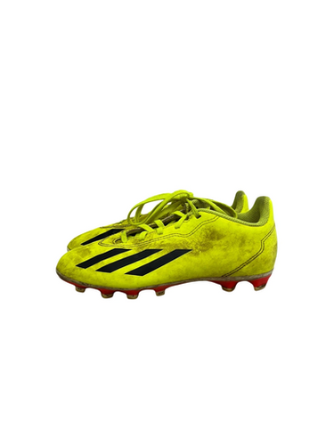 Used Adidas CRAZYFAST Soccer Cleats Yellow Junior 02.5 11692-S000150198