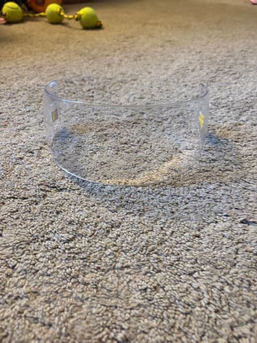 Medium Bauer Pro Straight Visor Clear Visor (Used)