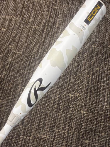 2025 Rawlings Icon Composite Bat USSSA Certified (-10) Composite 31 oz 31" (Used)