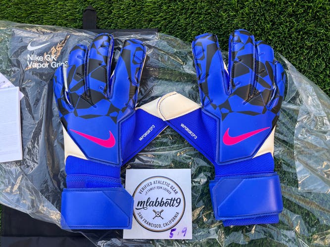 Nike GK Vapor Grip3 Elite with ACC Tech Goalkeeper Gloves – Adult Medium / Size 8 – New