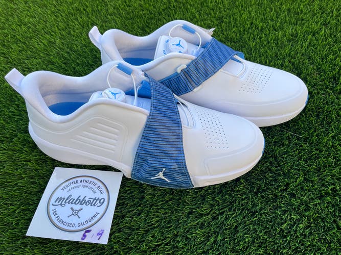 Jordan Air Rev UNC Blue Golf Spikes - Men's Size Men's Size 11 - New