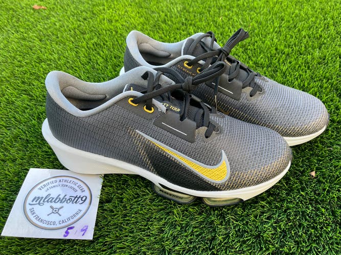 Nike Air Zoom Infinity Tour 2 Golf - Black/Infinite Gold - Men's 10.5 - NEW