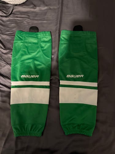 Green Youth Small Bauer Socks (Used)