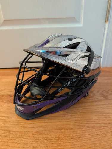 Chrome/Purple Cascade XRS Pro Helmet (Used)
