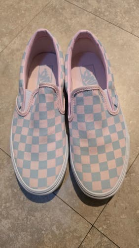 Vans Pastel Pink / Dawn Mist Pink Classic Slip-On Shoes US Men's 5.5 Women's 7