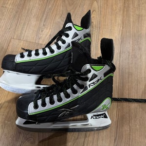 RBX 1K Black Hockey Skates Regular Width Size 3.5 (Used)