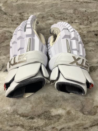 Used STX Surgeon RZR Lacrosse Gloves