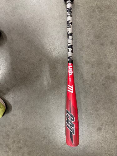 2019 Marucci CAT Alloy USABat Certified Bat (-10) 17 oz 27" (Used)